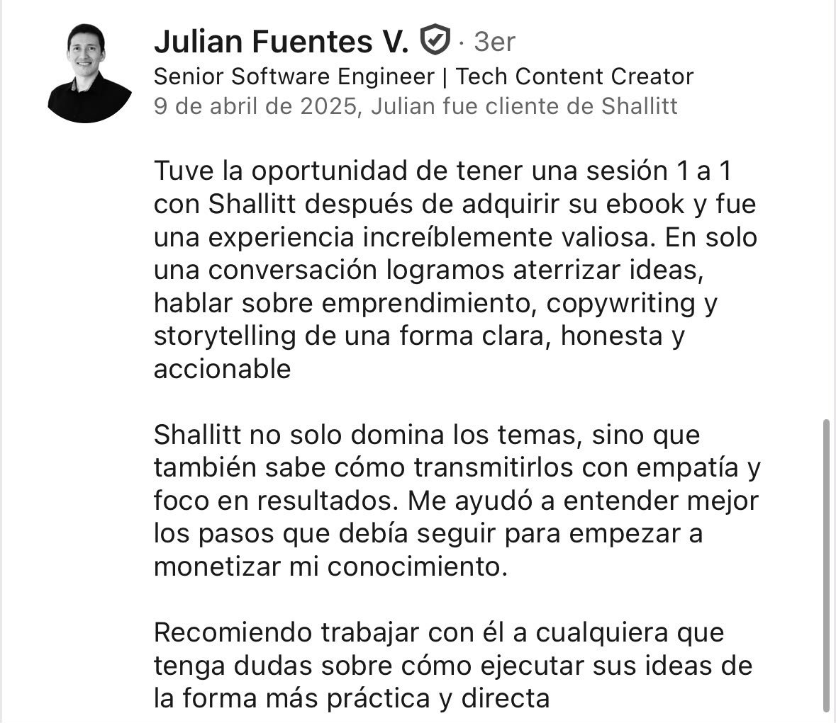 Testimonio